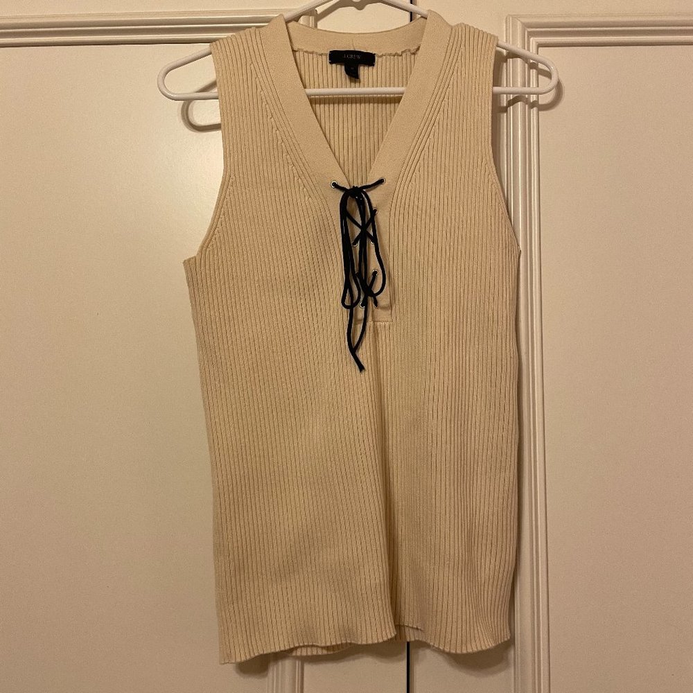 J. Crew Ribbed Sweater Tank - Picture 4 of 7